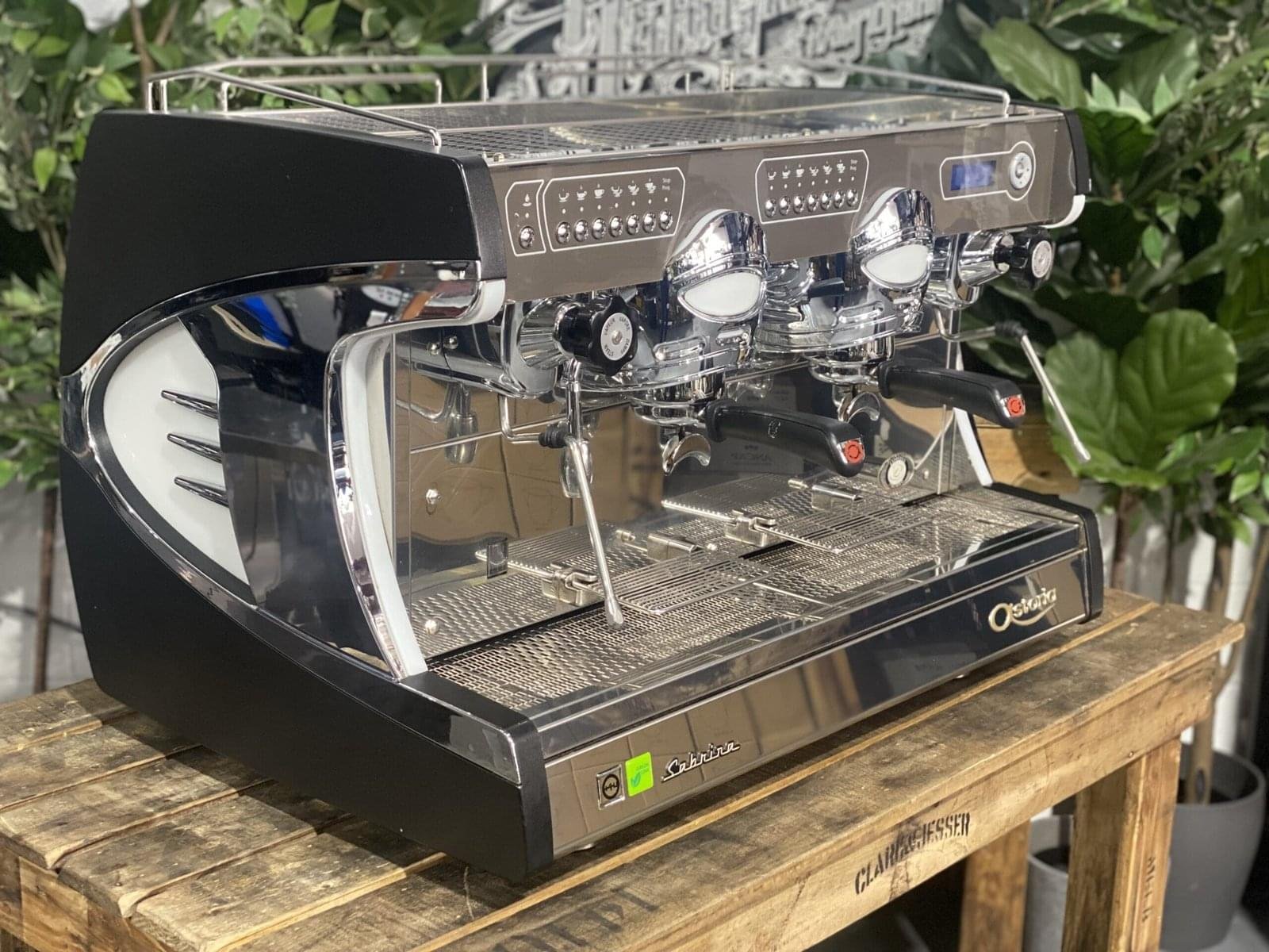 Astoria Sabrina 2 Group Black Espresso Coffee Machine - Used