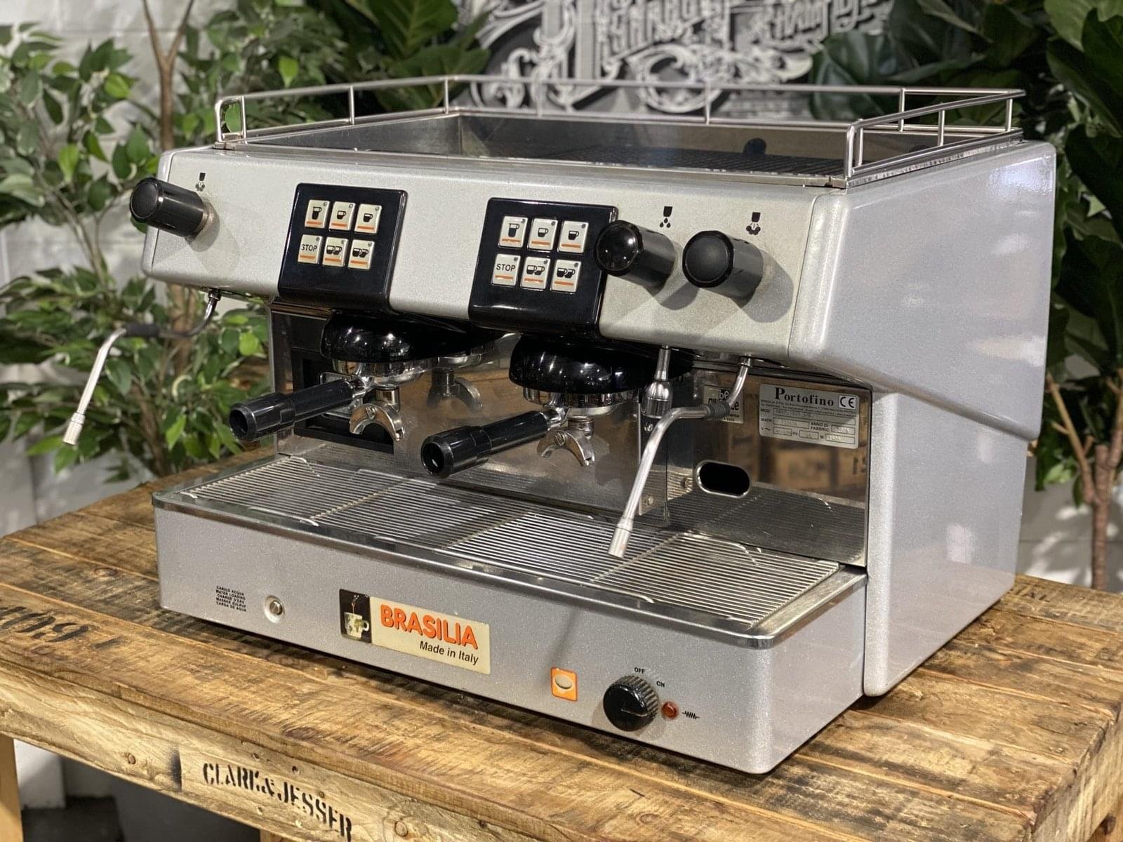 Brasilia REST Digit 2 Group Grey Espresso Coffee Machine - Used