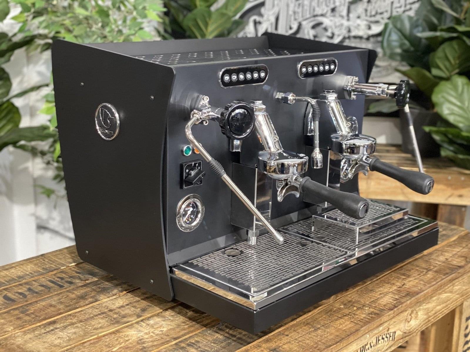 Brugnetti Giulia Manufactum 2 Group Black Espresso Coffee Machine - Used