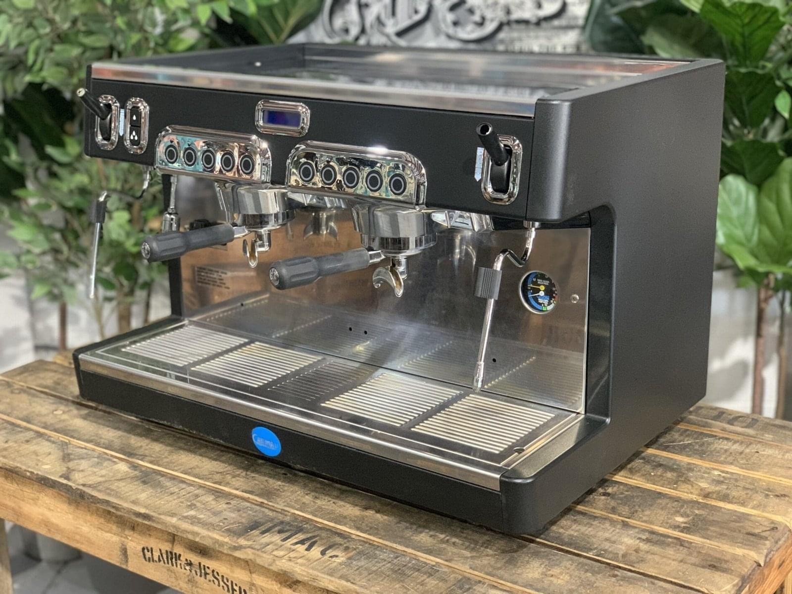 Carimali Cento 2 Group Black High Cup Espresso Coffee Machine - Used